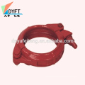 stainless steel t bolt hose clamp Used for concrete pump nozzle clamp concrete pump spare parts